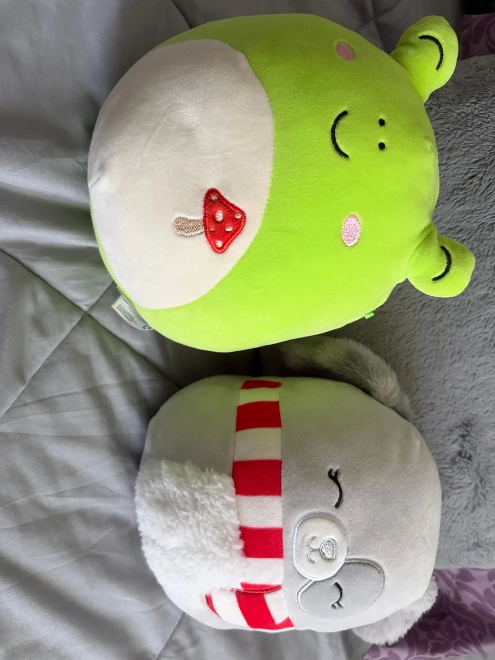 two super cute small squishmallows